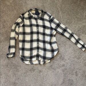 American Eagle Outfitters Black and white Check Shirt